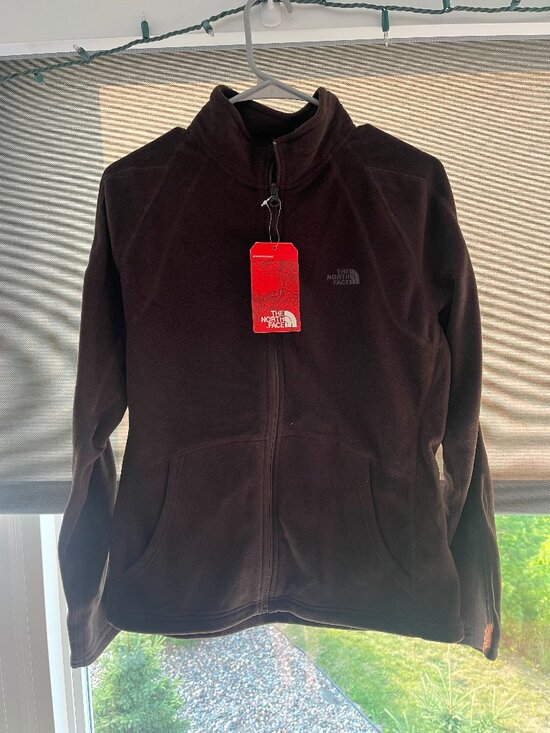 The North Face Jackets & Blazers - Women's L Brown North Face Zip Up Fleece